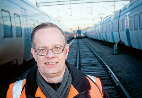 Lennart Nilsson hävdar att det blivit svårt att jobba fackligt vid Stockholmståg.