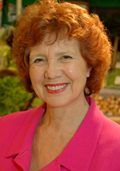 Christina Möller, ständig sekreterare i Måldidsakademien. Hon ansvarade under 25 år för "Vår kokbok".