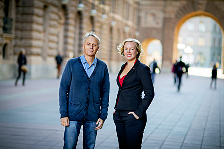 Rickard Persson och Linda Snecker är båda nykomlingar i riksdagen.