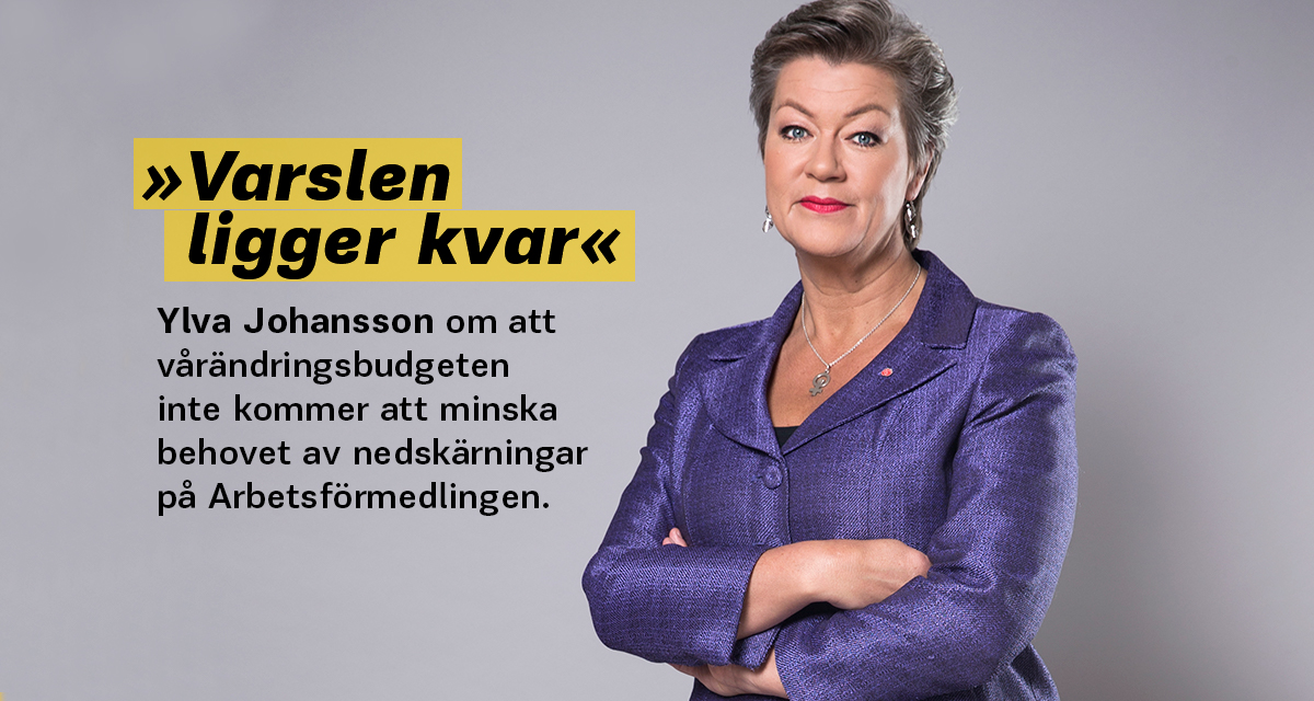 Arbetsmarknadsminister Ylva Johansson, S. 