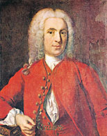Linné målad av J H Scheffel 1739.