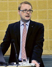 Tobias Krantz, högskole- och forskningsminister.<br>Foto: Anne Nilsson