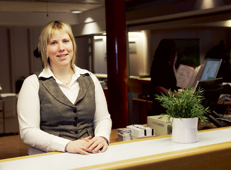 Jenny Lundqvist fick inte jobbet som telefonist/receptionist på Sandö räddningsskola, men hon överklagade och fick rätt. Foto: Pelle Nordlander