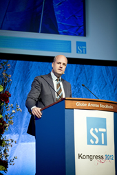 Fredrik Reinfeldt på STs kongress