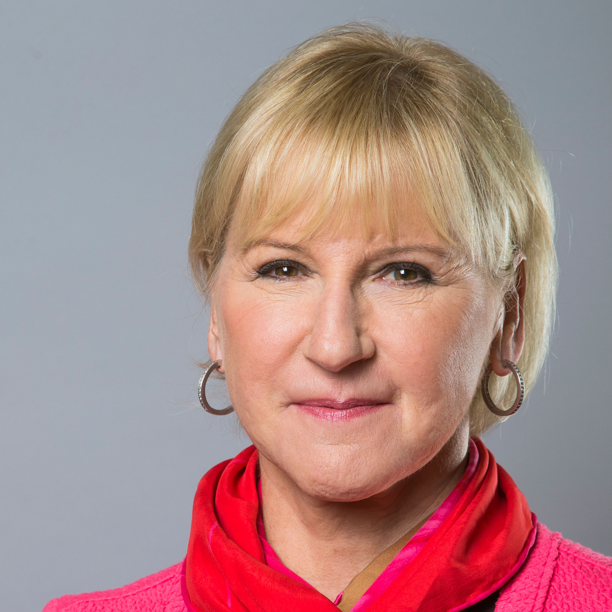 Margot Wallström, utrikesminister.
