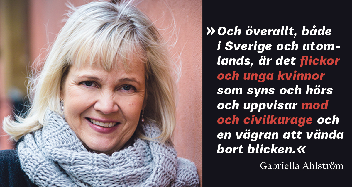 Gabriella Ahlström. Foto: Elisabeth Ohlson Wallin.