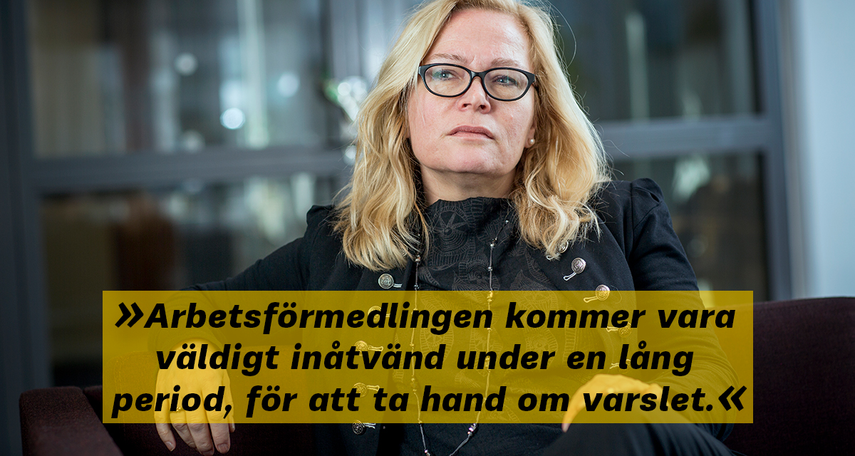 Britta Lejon, förbundsordförande Fackförbundet ST.