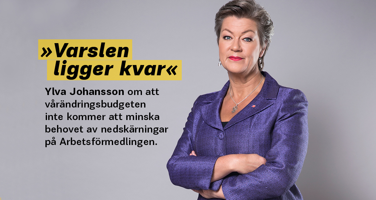 Arbetsmarknadsminister Ylva Johansson, S.