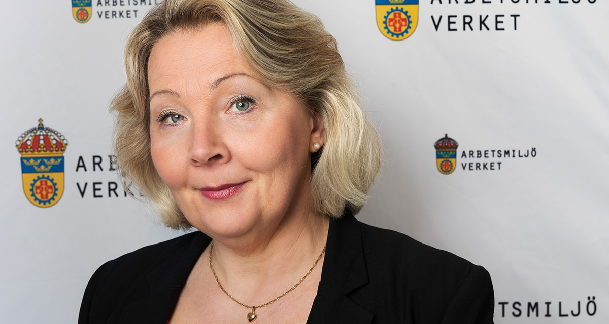 Arbetsmiljöverkets generaldirektör Erna Zelmin Ekenhem.