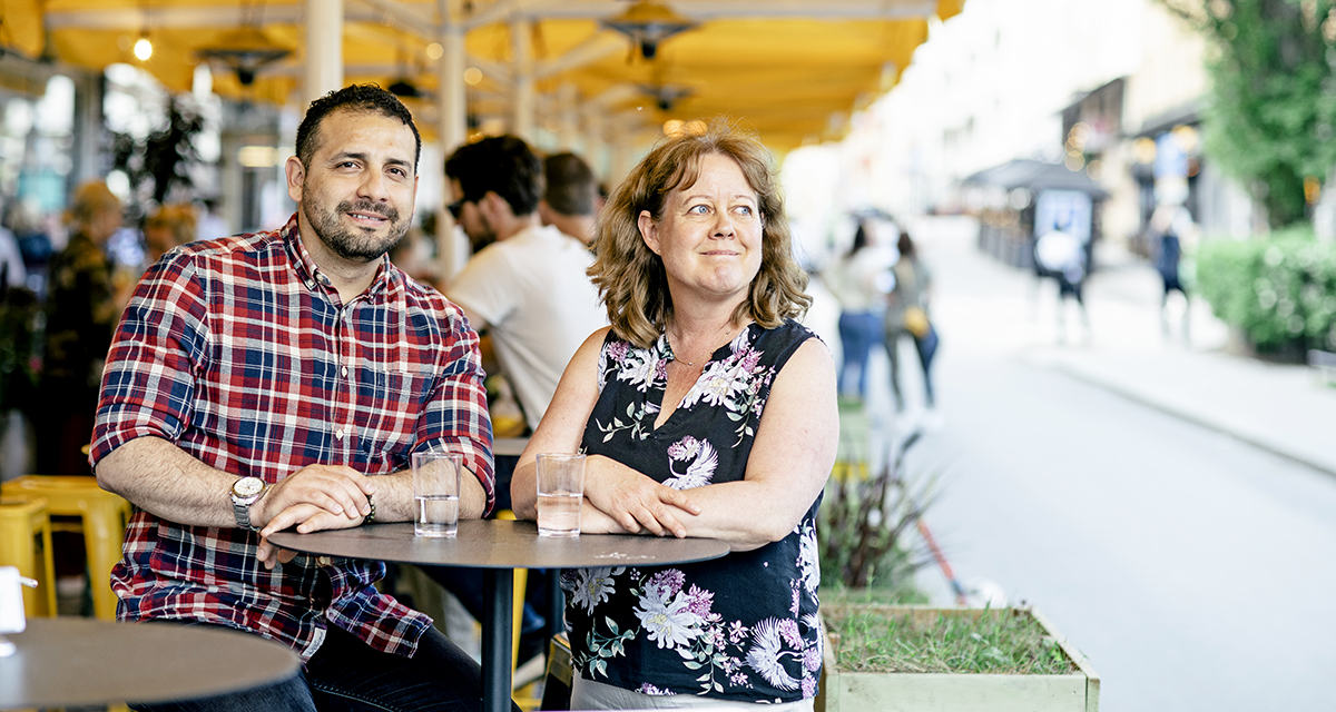 Som många andra medarbetare valde Franco Castillo och Marika Widberg att stanna i Stockholm när deras myndigheter omlokaliserades till andra städer.