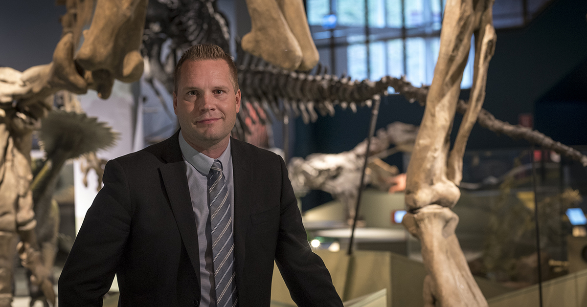 Joakim Malmström, överintendent på Naturhistoriska riksmuseet.