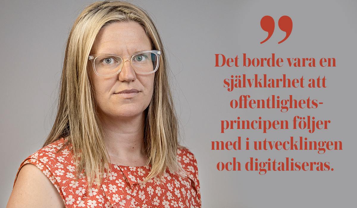 Hanna Nyberg, ordförande för Journalistförbundets yttrandefrihetsgrupp.