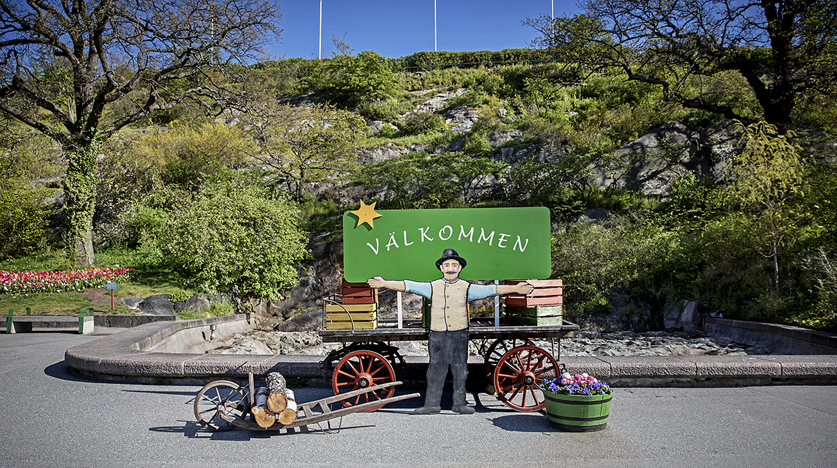 Skansen på Djurgården i Stockholm välkomnar besökare, men coronapandemin har inneburit ett hårt slag. Under våren har besöken minskat med 80 procent.