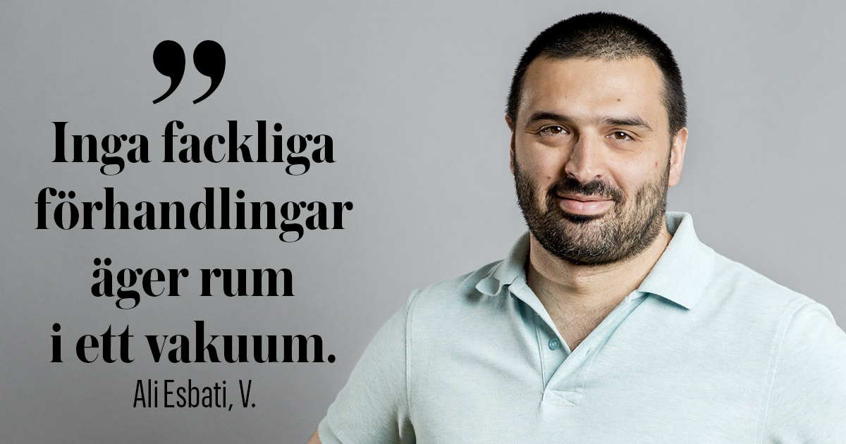 Ali Esbati är riksdagsledamot och arbetsmarknadspolitisk talesperson för Vänsterpartiet.