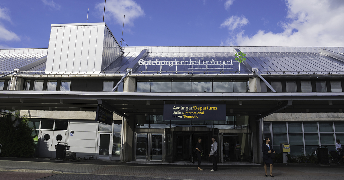 Göteborg-Landvetter Airport.