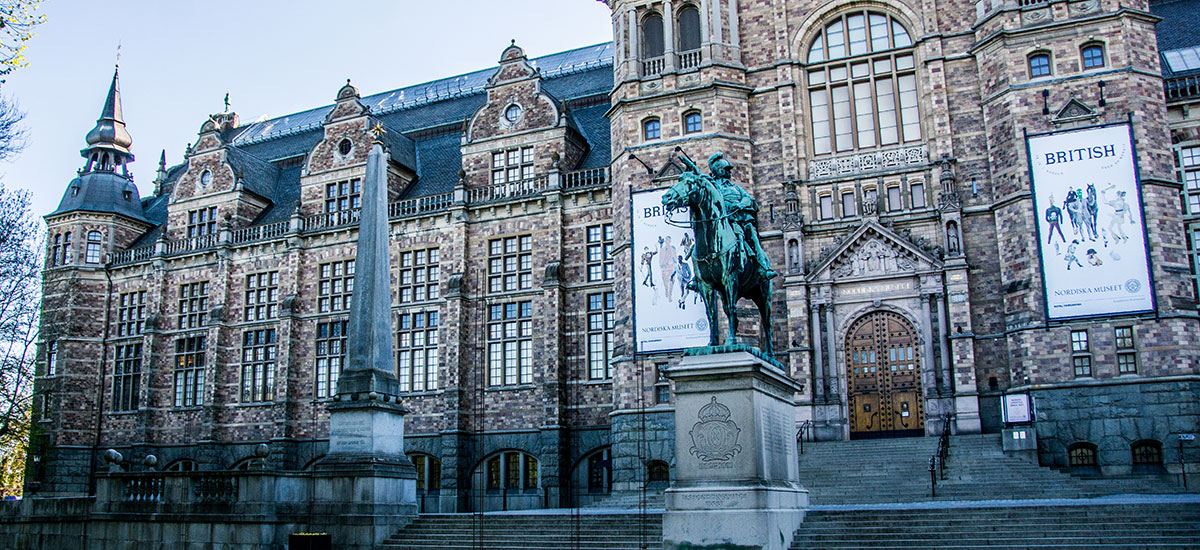 Nordiska museet på Djurgården i Stockholm.
