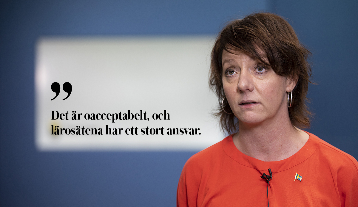 Högskoleminister Matilda Ernkrans.