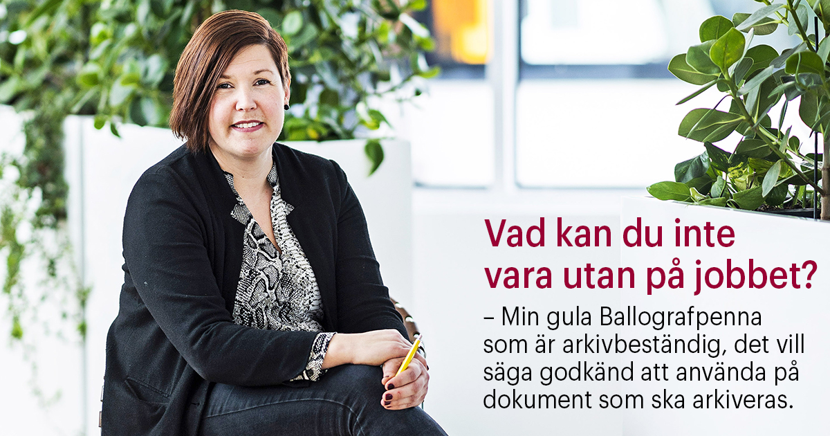 Emma Edoff, registrator på Länsstyrelsen i Blekinge län, Karlskrona.