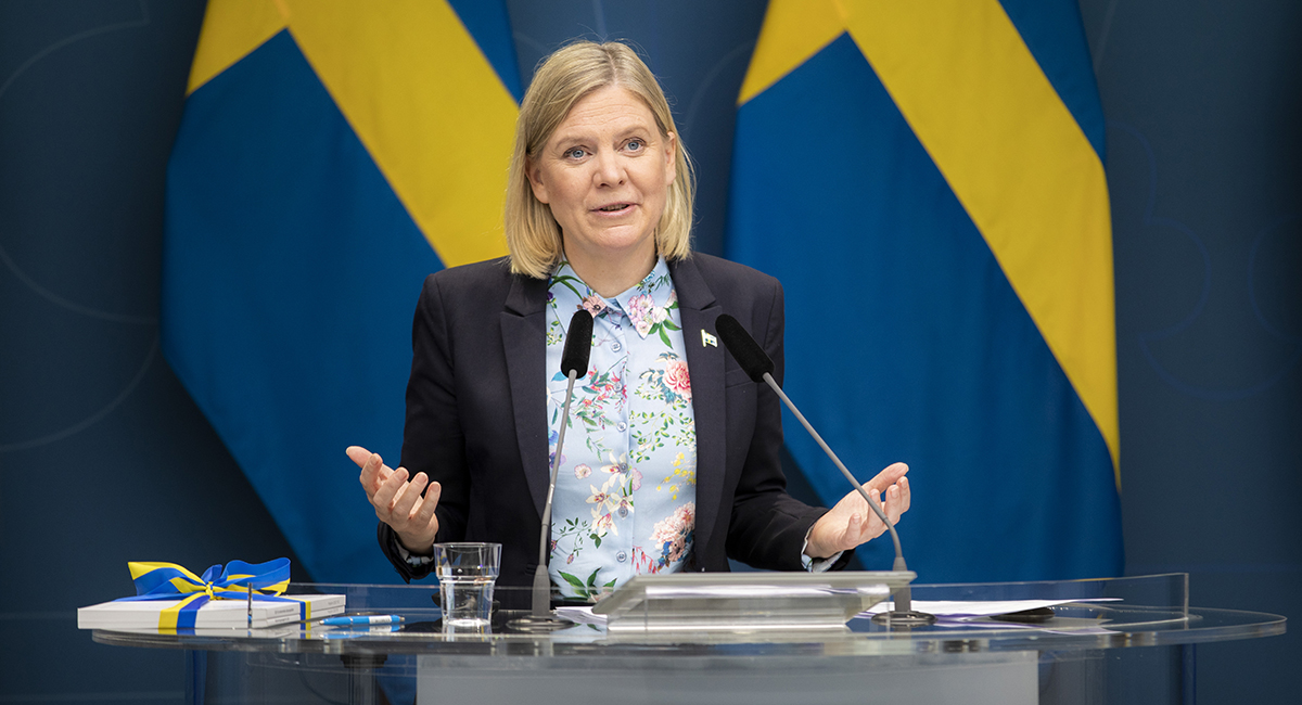 De största satsningarna görs för att minska konsekvenserna av coronapandemin, sade finansminister Magdalena Andersson, S, när hon presenterade vårpropositionen.