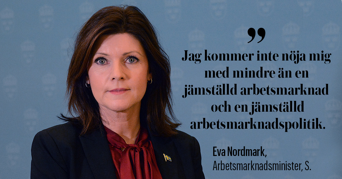 Eva Nordmarg. Foto: Björn Lindau/Regeringskansliet.