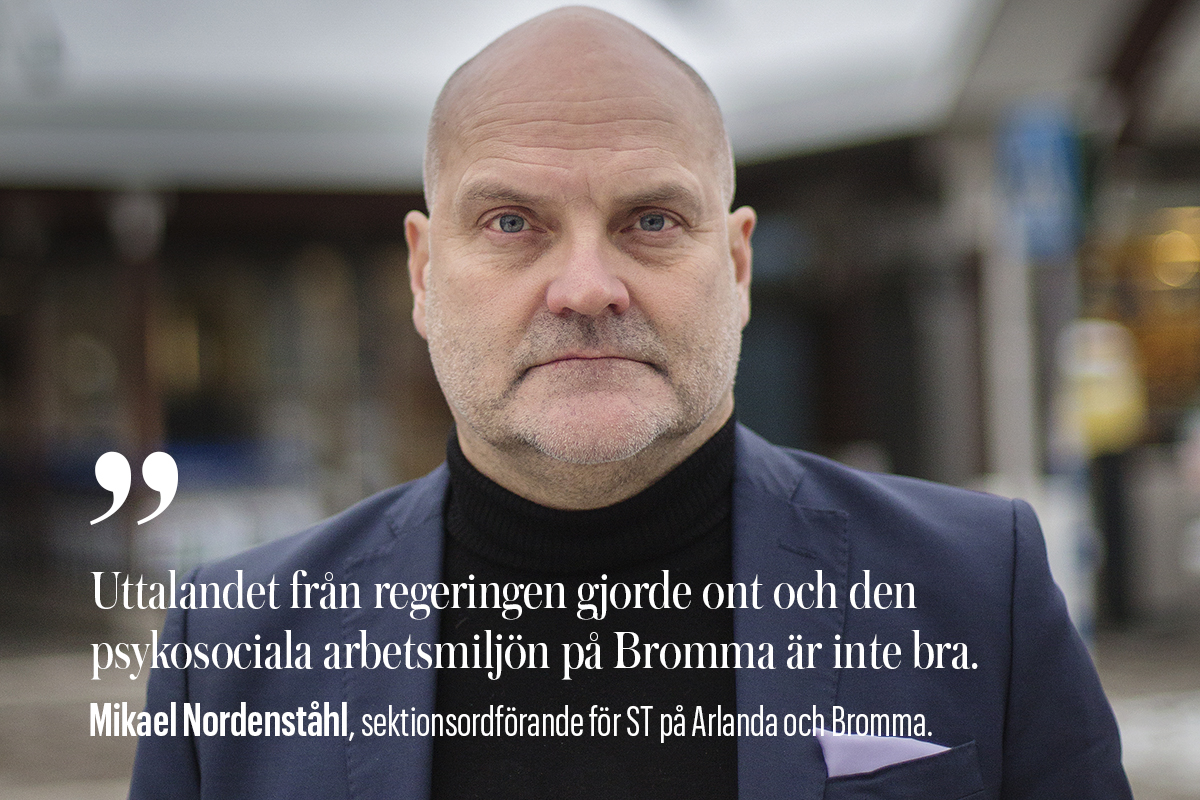 ST inom Swedavia är emot regeringens planer på att stänga Bromma flygplats. Nya satsningar på fossilfritt och el passar inte in på Arlanda, menar Mikael Nordenståhl.