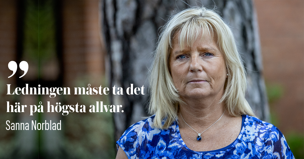 Sanna Norblad, avdelningsordförande för ST inom Migrationsverket. 