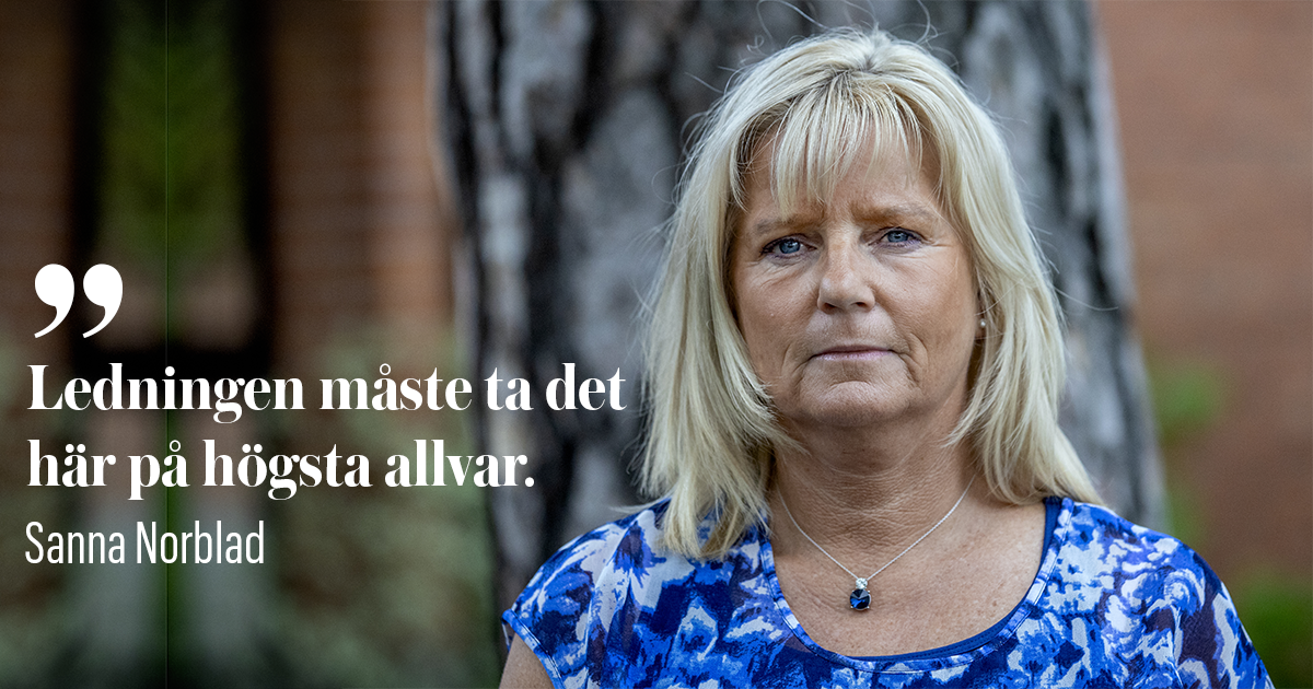 Sanna Norblad, avdelningsordförande för ST inom Migrationsverket.