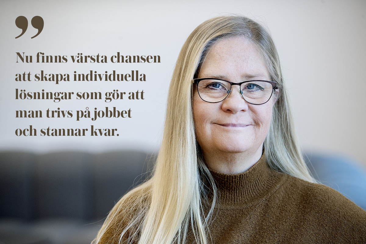 Antoinette Haraldh Westlinder har varit mycket piggare under tiden som hon har arbetat hemma. Innan pandemin kände hon sig ofta utmattad efter en arbetsdag på kontoret, omgiven av ljud.