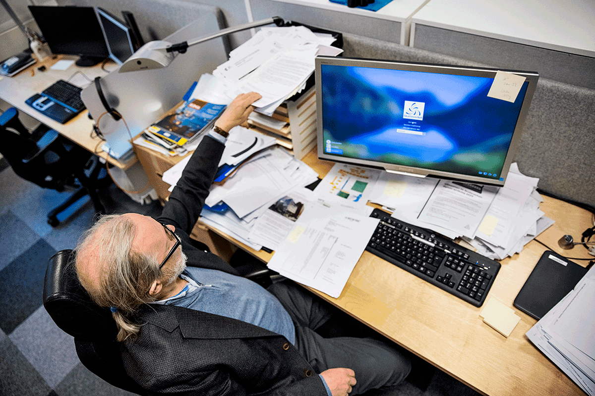 De senaste åren har Sven Måhlén jobbat som översättare, men under större delen av sina dryga 40 år på Skatteverket har han varit förtroendevald för ST.