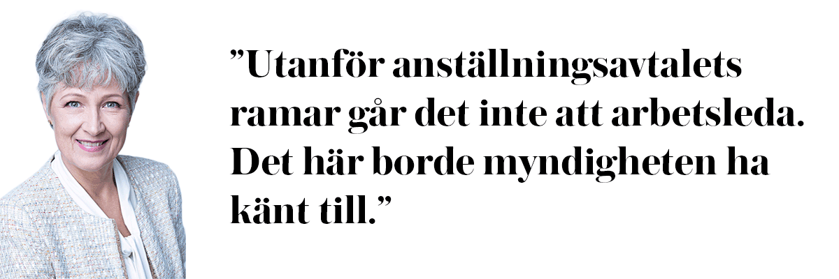 Kristina Ahlström, advokat och författare till boken ”Anställning vid en statlig myndighet”.