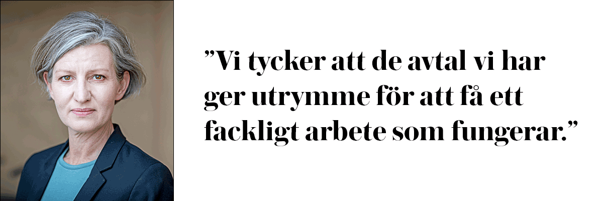 Åsa Erba Stenhammar, STs förhandlingschef.