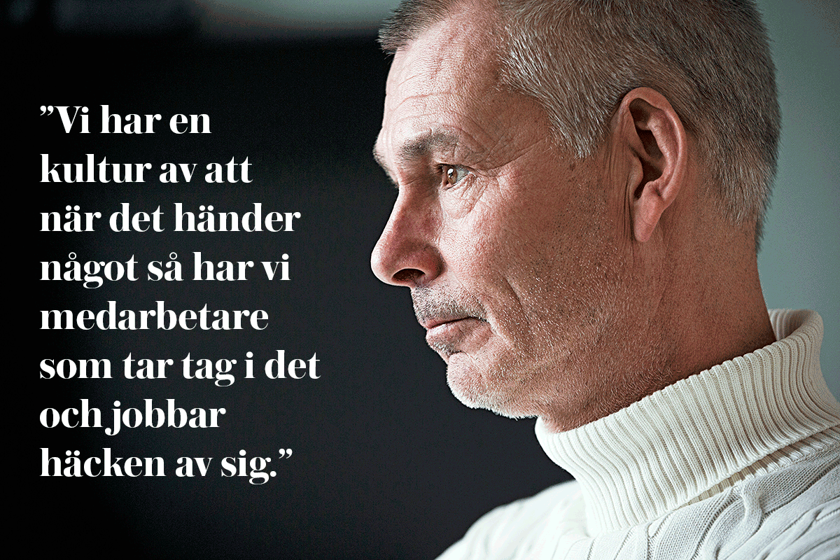 Jan Fenelius, avdelningsordförande för ST inom MSB.