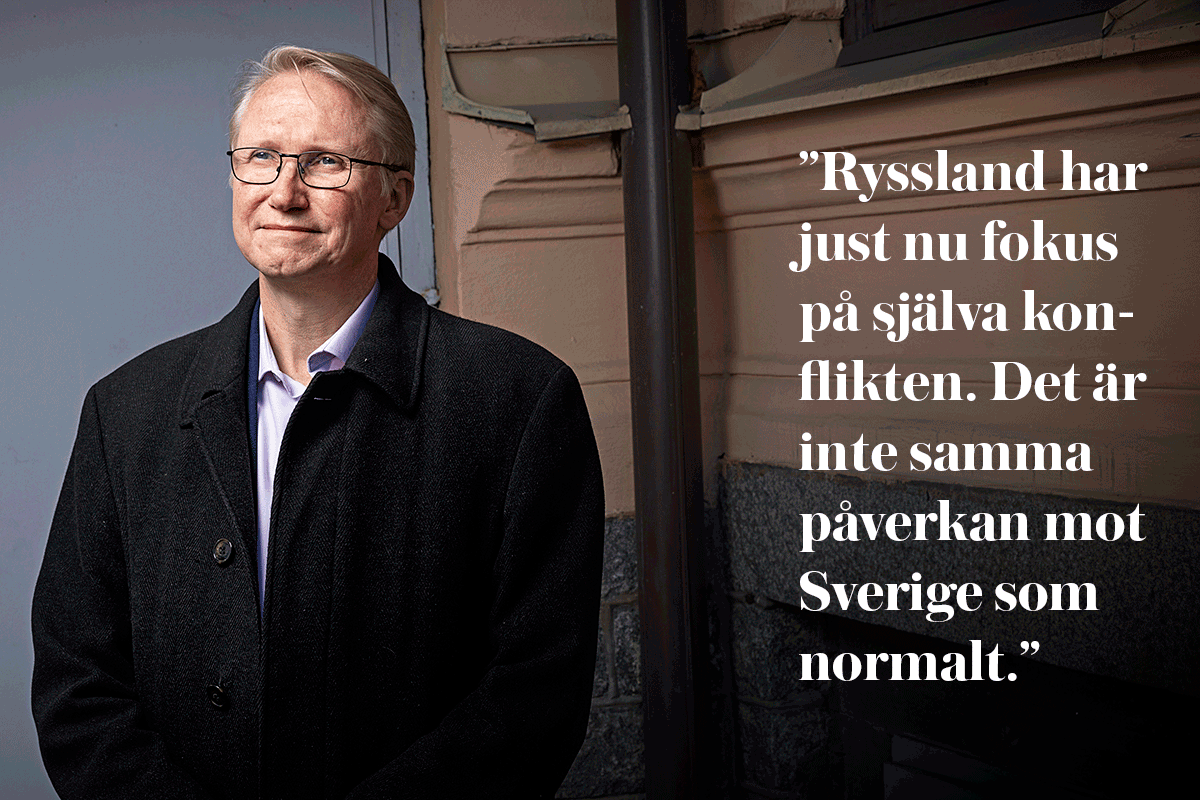 Mikael Tofvesson, avdelningschef på Myndigheten för psykologiskt försvar.