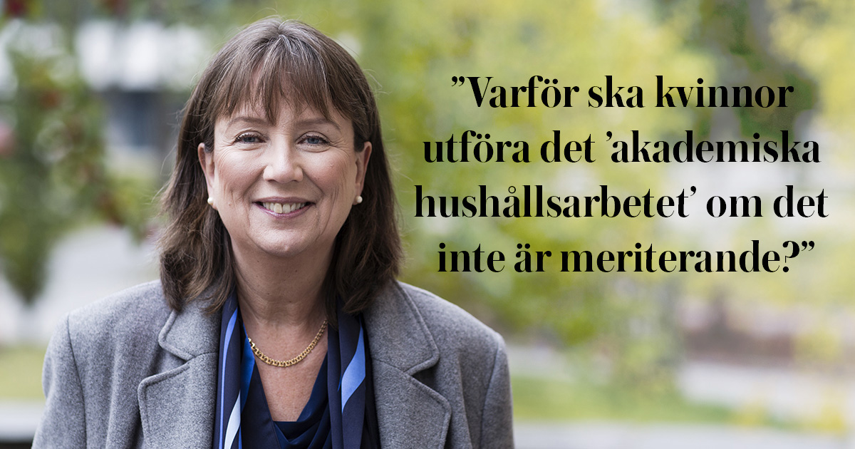 Sigbritt Karlsson, rektor för KTH, Kungliga Tekniska högskolan.