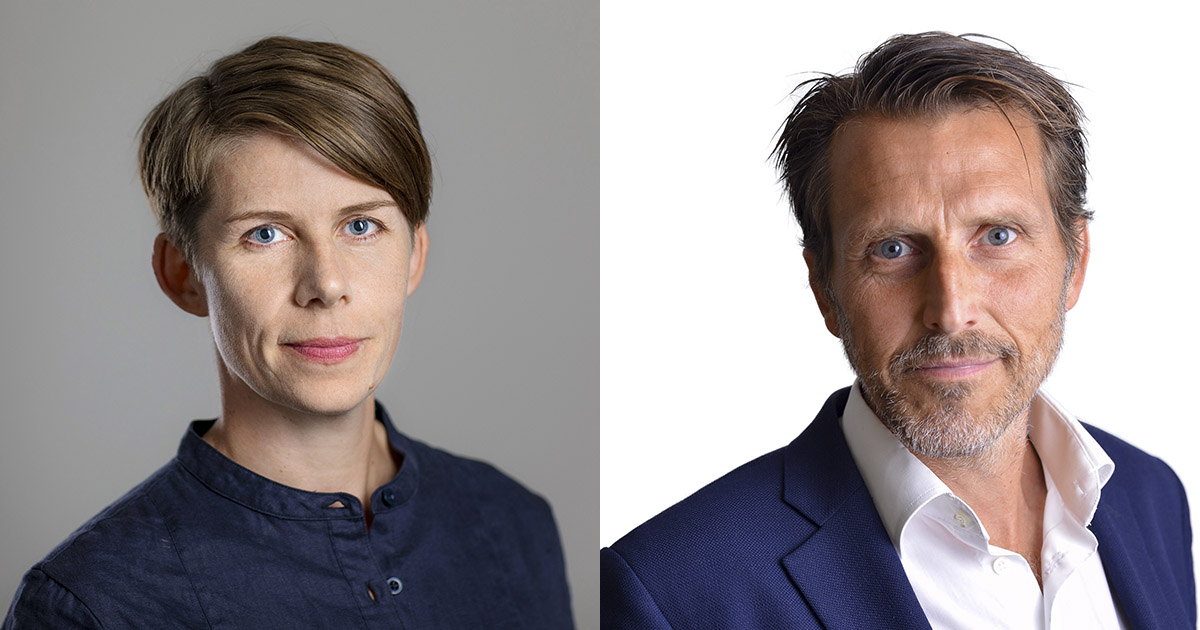 Ulrika Hyllert och Johan Taubert