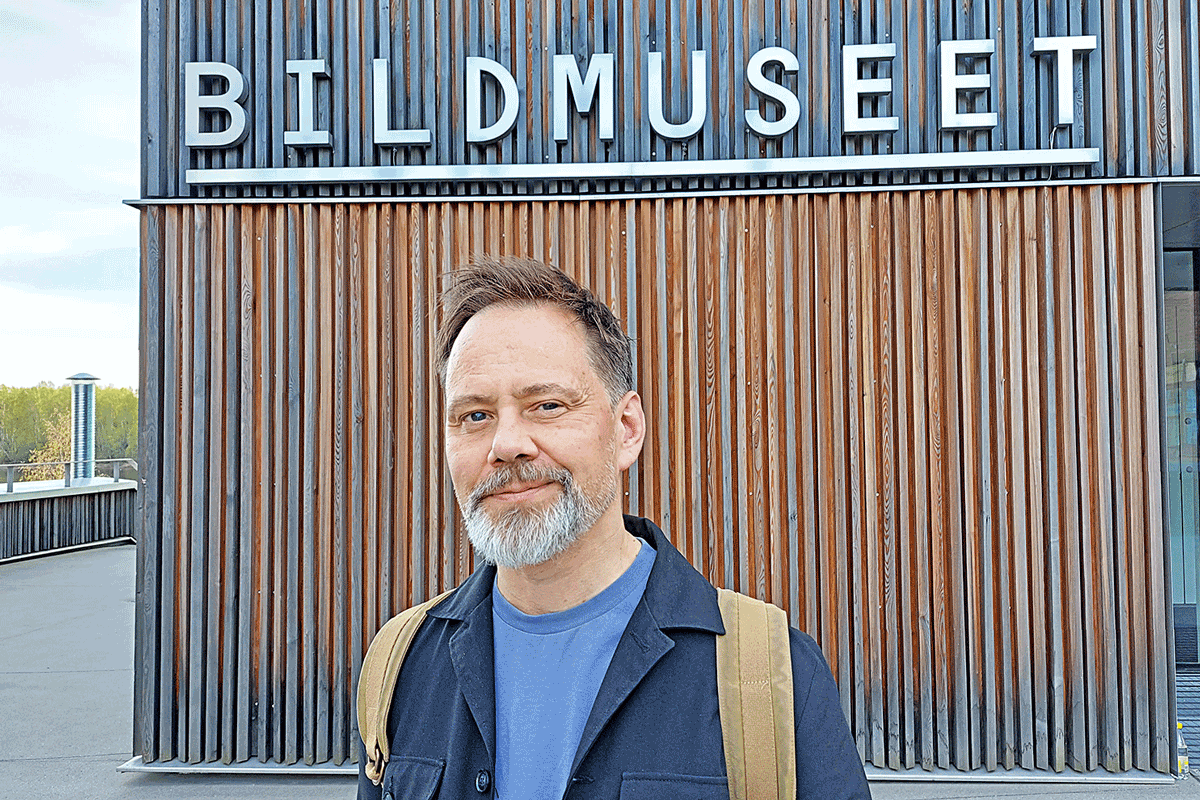 Att ställa ut på Bildmuseet i Umeå är stort, tycker Mats Jonsson, som kallar det ”ett riktigt internationellt museum för modern samtidskonst”.