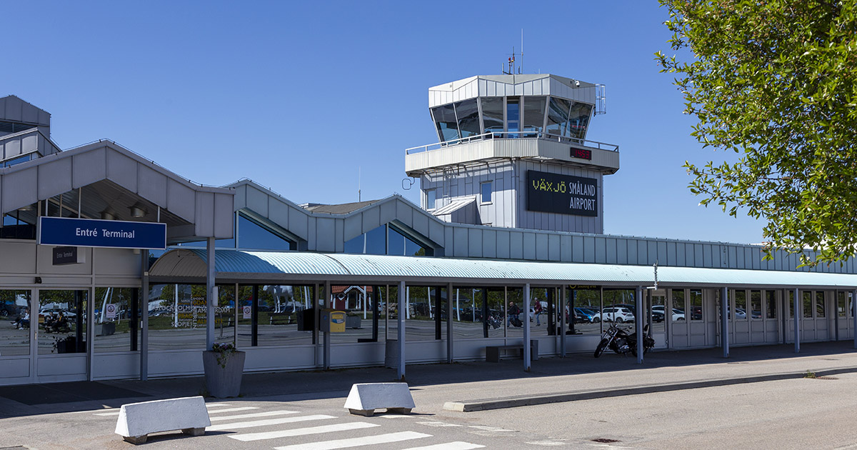 Växjö flygplats är en av landets 33 regionala flygplatser.