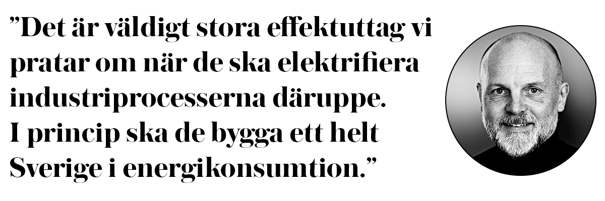 Johan Ulleryd, programledare för investeringspaket Nordsyd på Svenska kraftnät. 