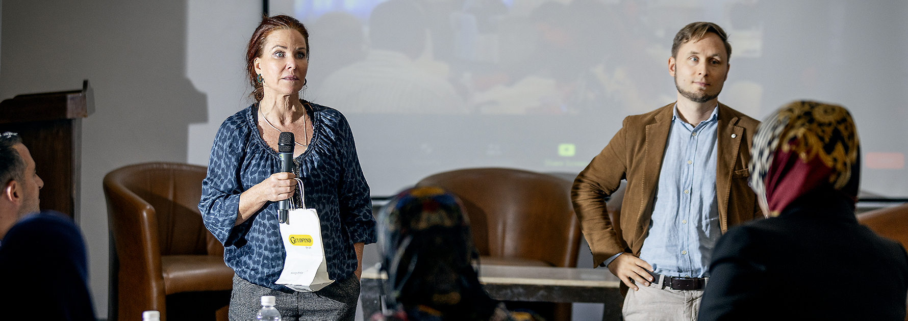 På konferensen deltog STs internationella sekreterare Karin Brunzell och Magnus Runsten, internationell handläggare på ST.