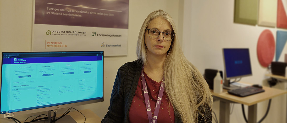 Veronica Johansson, STs sektionsordförande på Statens servicecenter, menar att ojämn arbetsbelastning är ett problem på myndigheten.