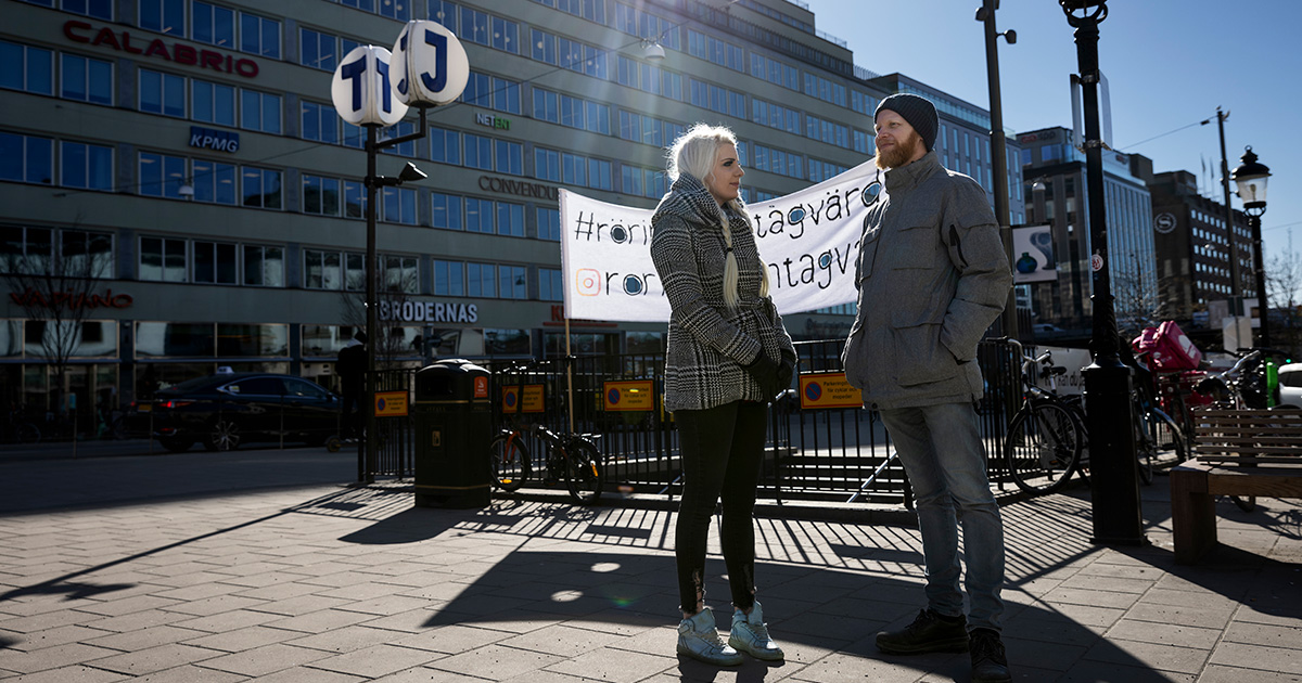 Kristoffer Viskaren och Tove Hansen.