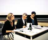 Ida Karlsson, Alexandra Forsberg och Kristofer Zidén.