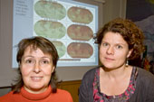 Helena Liljeqvist från KTH och Verena Knippel från Sida.
