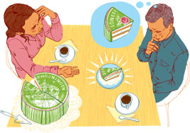 Lönekriterier kan uppfattas olika <br> Illustration: Lotta Sjöberg