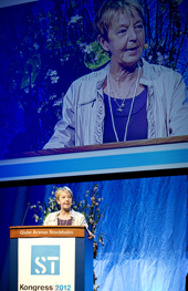 Annette Carnhede på STs kongress.