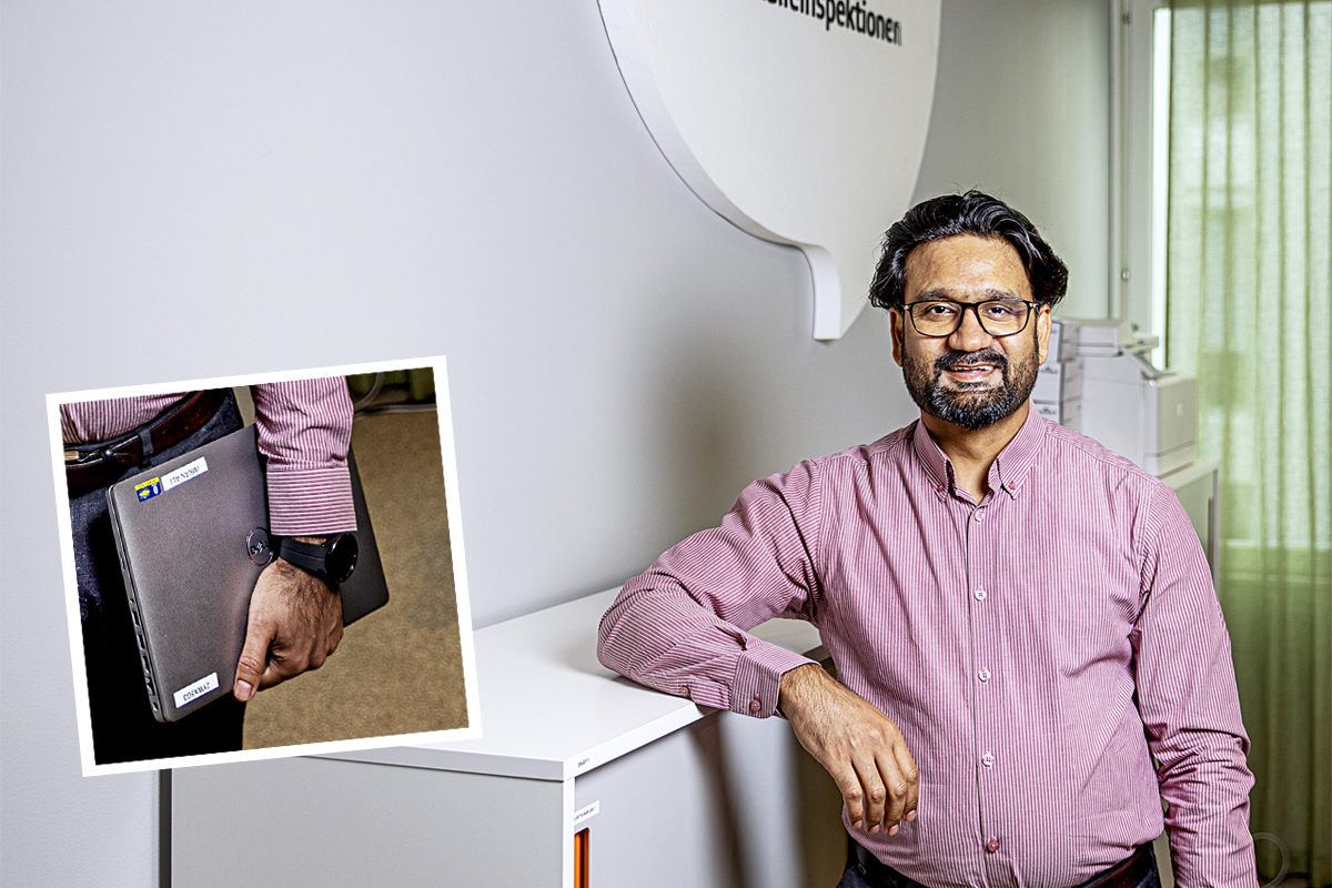 På frågan ”Vad kan du inte vara utan på jobbet?” svarar Imran Ali: ”Jag använder olika beräkningsmodeller jag har i datorn, exempel­vis Opex, för riskbedömning av växtskyddsmedel. Men en annan viktig sak är motivation och ambition – utan det kan jag inte göra något.”