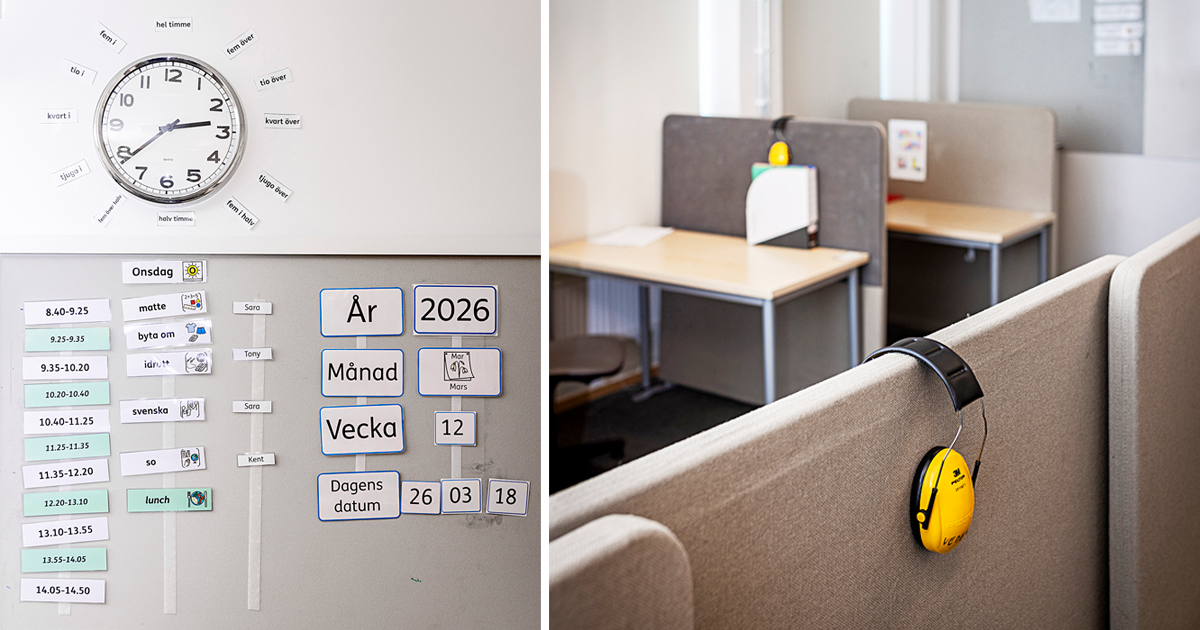 Ungdomarna på hemmet har skolplikt och det finns särskilda lokaler för bland annat slöjd och idrott. Klassrummet har plats för sju elever samtidigt.