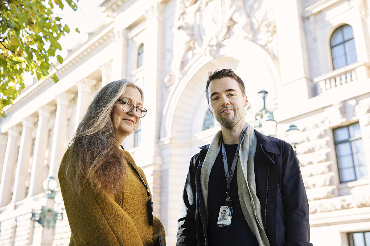 Anneli Löfling är nöjd med att de första årens löne­ökningar för juniora medarbetare inte tas från den ordinarie potten. Alexander Hellefur har nu tagit klivet till ordinarie medarbetare och tror att satsningen är viktig för att behålla den kompetens arbetsgivaren investerat i.